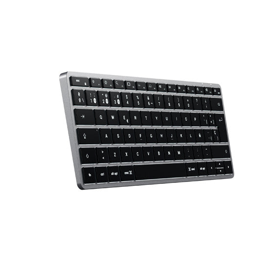 Teclado Español Slim X1 Bluetooth USB-C Gris Espacial