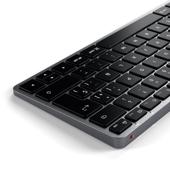 Teclado Español Slim X1 Bluetooth USB-C Gris Espacial