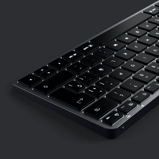 Teclado Español Slim X1 Bluetooth USB-C Gris Espacial