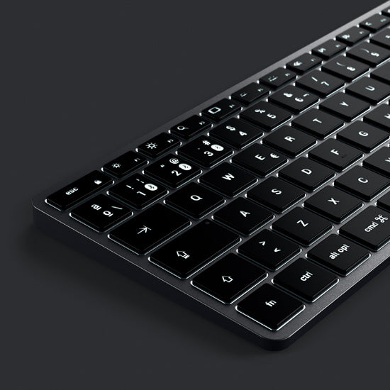 Teclado Español Slim X1 Bluetooth USB-C Gris Espacial