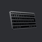 Teclado Español Slim X1 Bluetooth USB-C Gris Espacial