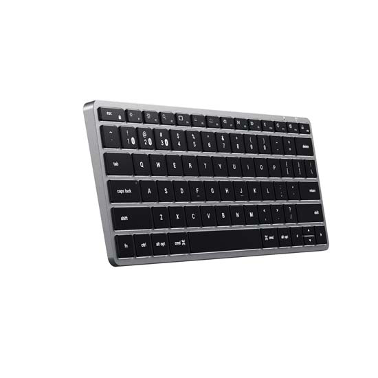 Teclado Slim X1 Bluetooth Retroiluminado QWERTY Space Gray