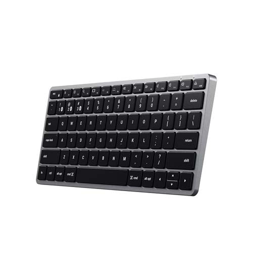 Teclado Slim X1 Bluetooth Retroiluminado QWERTY Space Gray