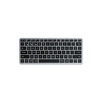 Teclado Slim X1 Bluetooth Retroiluminado QWERTY Space Gray