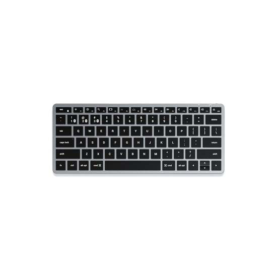 Teclado Slim X1 Bluetooth Retroiluminado QWERTY Space Gray