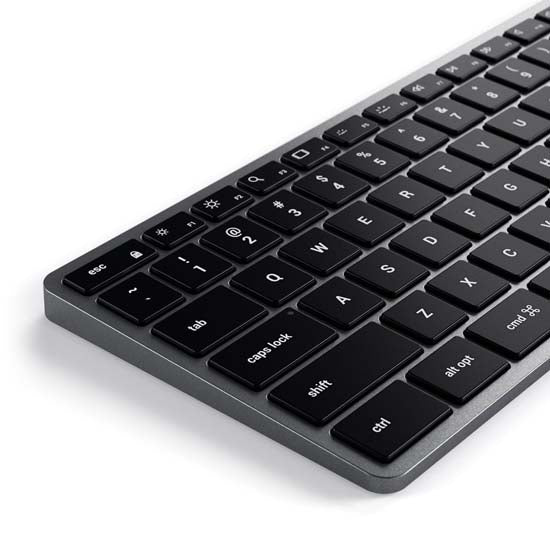 Teclado Slim X3 Bluetooth USB-C QWERTY - Gris espacial