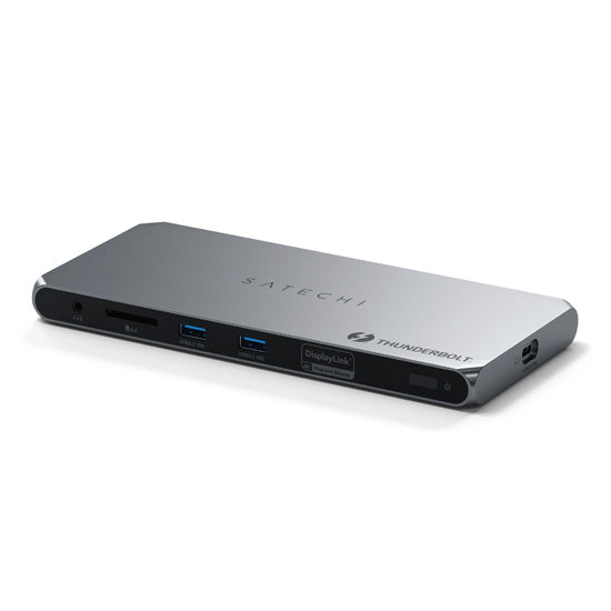Estación de acoplamiento Thunderbolt 4 con DisplayLink Gris espacial