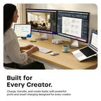 CubeDock™ Thunderbolt 5 con carcasa SSD Plata