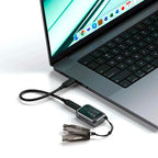 Carcasa USB-C Mini NVMe SSD Space Gray