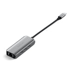 Hub USB-C 4 en 1 con Ethernet Gigabit 2.5 Space Gray