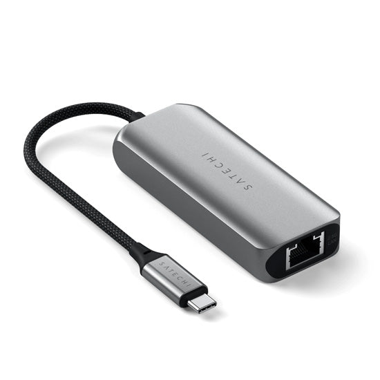 Hub USB-C 4 en 1 con Ethernet Gigabit 2.5 Space Gray