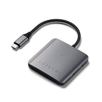 Hub USB-C de 4 puertos con PD gris espacial