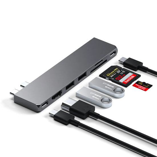 Hub Pro Slim USB-C Space Gray