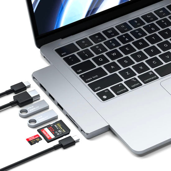 Hub USB-C Pro Slim Plata
