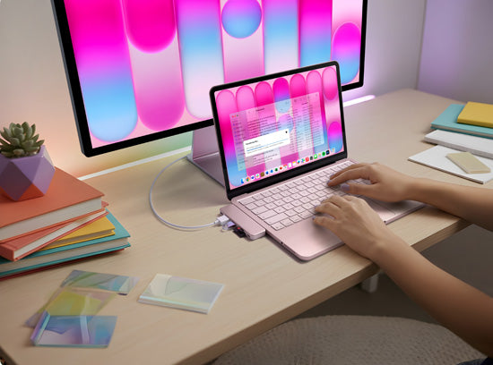 USB-C Snap Hub Blush