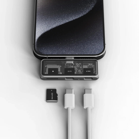 Hub XR Móvil con lector microSD Space Gray
