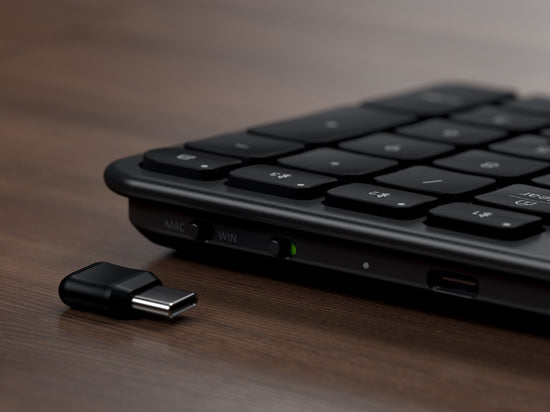 Teclado QWERTY inalámbrico SLIM EX3 Space Black