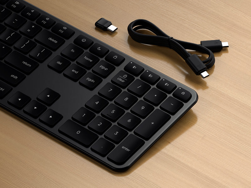 Teclado inalámbrico AZERTY SLIM EX3 Space Black