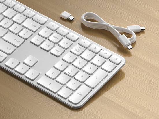 Teclado QWERTY inalámbrico SLIM EX3 Silver