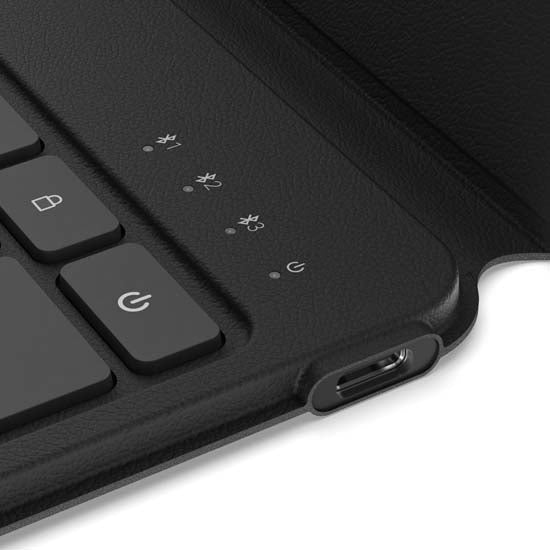 Teclado Bluetooth QWERTY ONTHEGO™ Negro