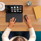 Teclado Bluetooth QWERTY ONTHEGO™ Negro