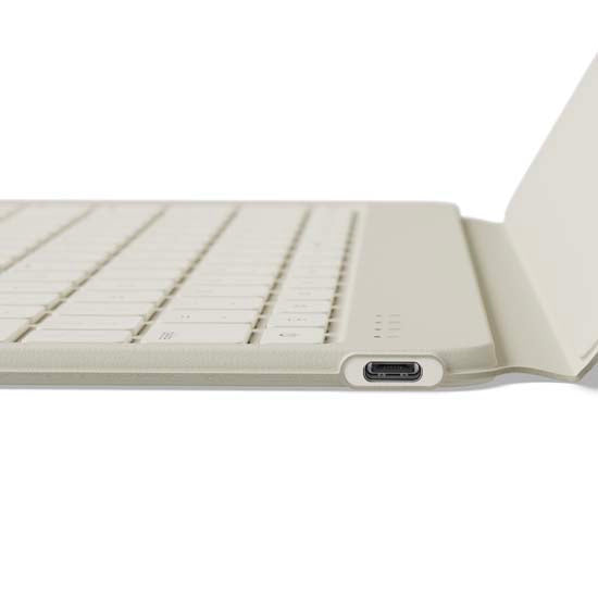 Funda con teclado QWERTY Bluetooth ONTHEGO™ Sand