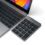 Teclado numérico Bluetooth recargable de aluminio Slim Space Grey