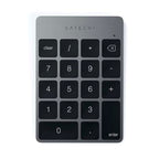 Teclado numérico Bluetooth recargable de aluminio Slim Space Grey