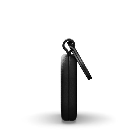 Llavero FindAll™ de piel vegana Negro