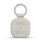 Llavero FindAll™ de cuero vegano Sand
