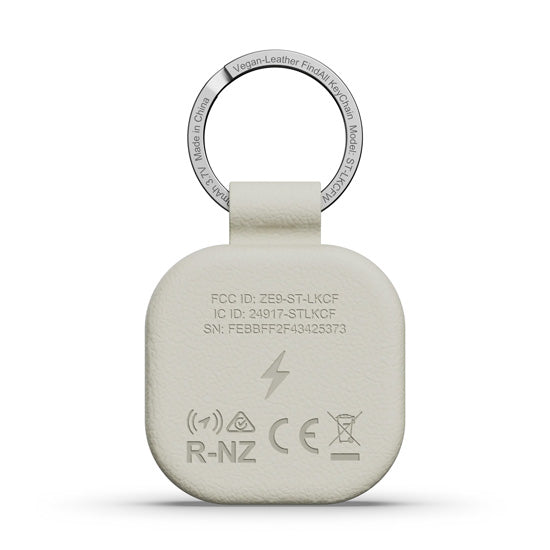 Llavero FindAll™ de cuero vegano Sand