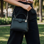 Llavero FindAll™ de cuero vegano Sand