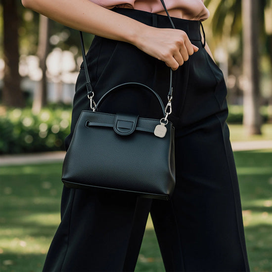 Llavero FindAll™ de cuero vegano Sand