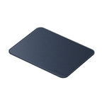 Alfombrilla de ratón Premium de cuero vegano Azul
