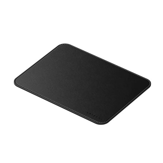 Alfombrilla de ratón Premium en cuero vegano Negro