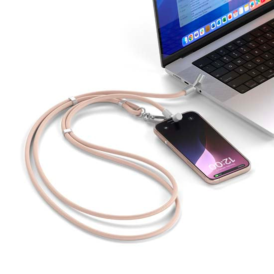 Cable Lanyard Crossbody OntheGo™ Desert Rose