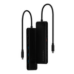 Adaptador multipuerto USB-C 13 en 1 con triple pantalla Negro