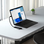 Adaptador multipuerto USB-C Slim 4 en 1 4K Negro