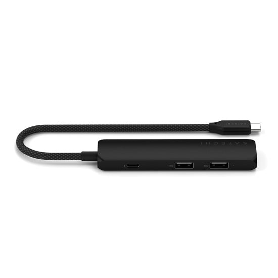 Adaptador multipuerto USB-C Slim 4 en 1 4K Negro