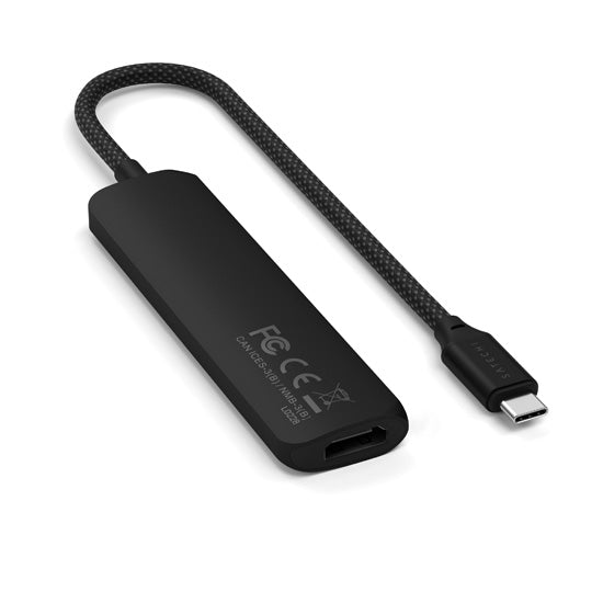 Adaptador multipuerto USB-C Slim 4 en 1 4K Negro