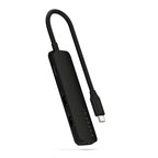 Adaptador multipuerto USB-C Slim 4 en 1 4K Negro