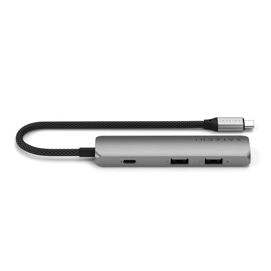 Adaptador multipuerto USB-C Slim 4 en 1 4K Space Gray