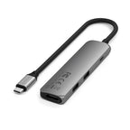Adaptador multipuerto USB-C Slim 4 en 1 4K Space Gray