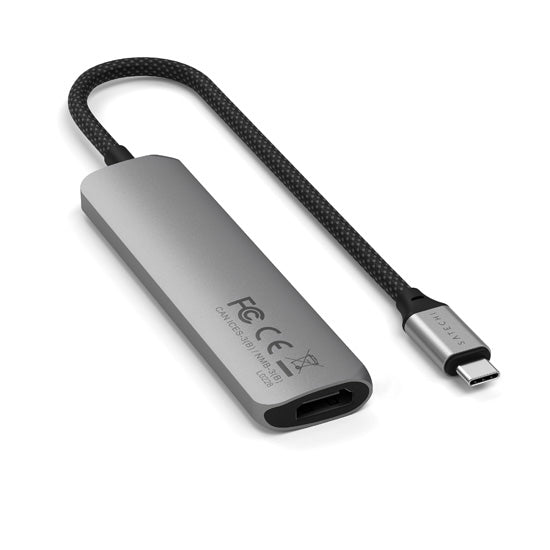 Adaptador multipuerto USB-C Slim 4 en 1 4K Space Gray