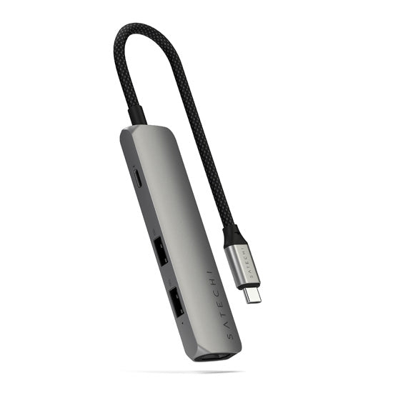 Adaptador multipuerto USB-C Slim 4 en 1 4K Space Gray