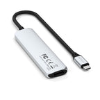 Adaptador multipuerto USB-C Slim 4 en 1 4K Plata