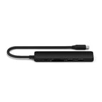 Adaptador multipuerto USB-C Slim 6 en 1 Negro