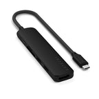 Adaptador multipuerto USB-C Slim 6 en 1 Negro