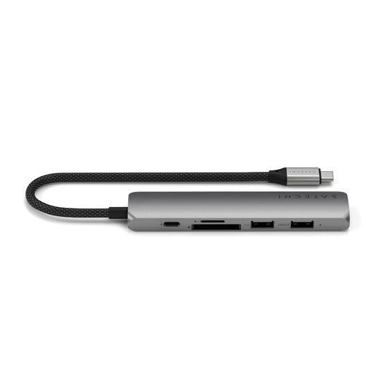 Adaptador multipuerto USB-C Slim 6 en 1 Space Gray