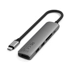 Adaptador multipuerto USB-C Slim 6 en 1 Space Gray